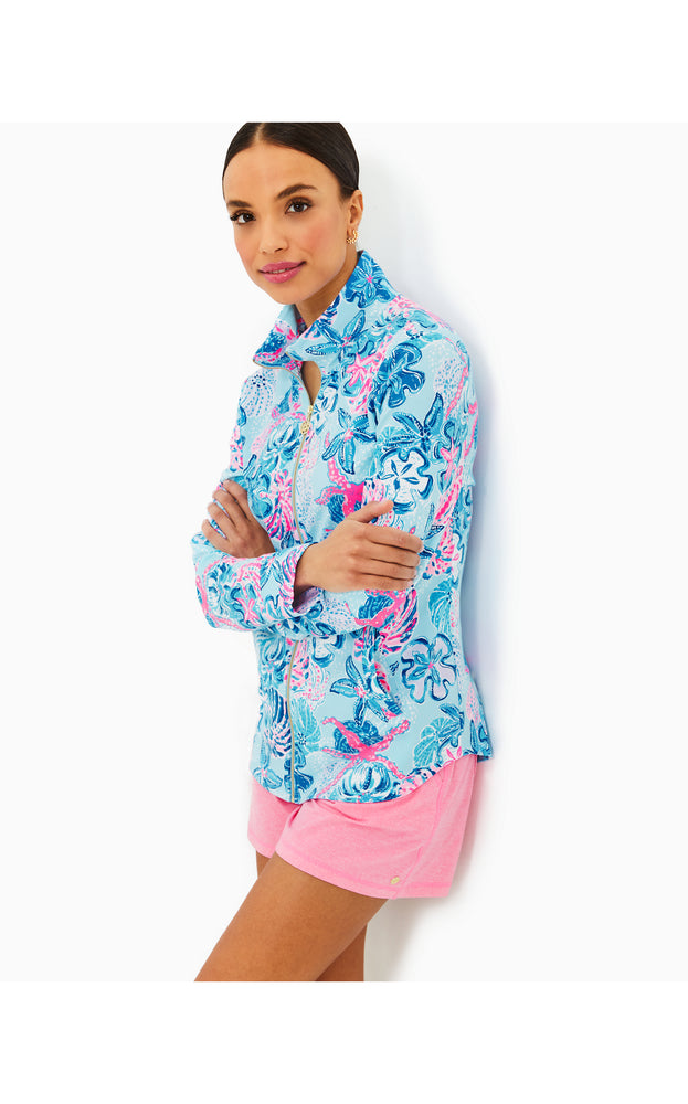 UPF 50+ Leona Zip-Up Jacket - Multi - Bahamas Beachcomber