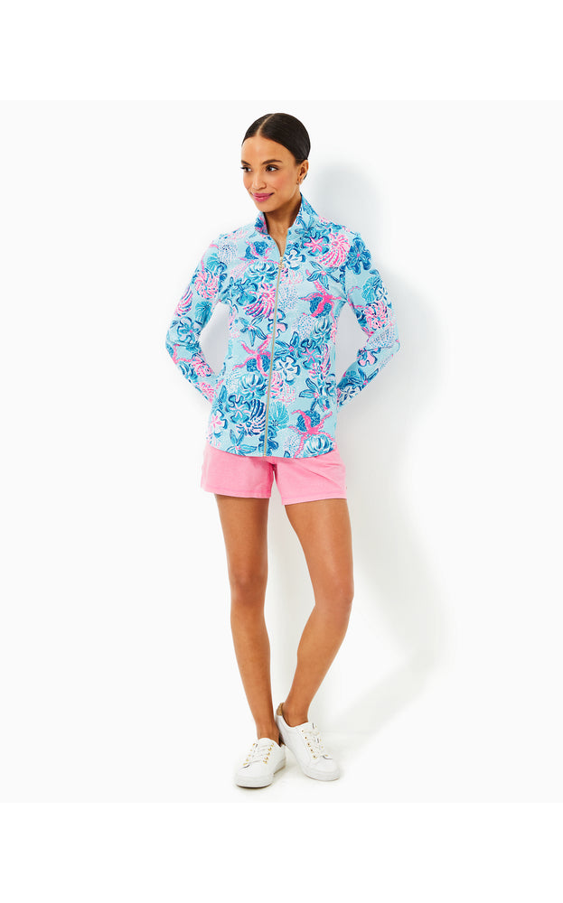 UPF 50+ Leona Zip-Up Jacket - Multi - Bahamas Beachcomber