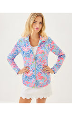 UPF 50+ Leona Zip-Up Jacket - Multi Elephant Splash
