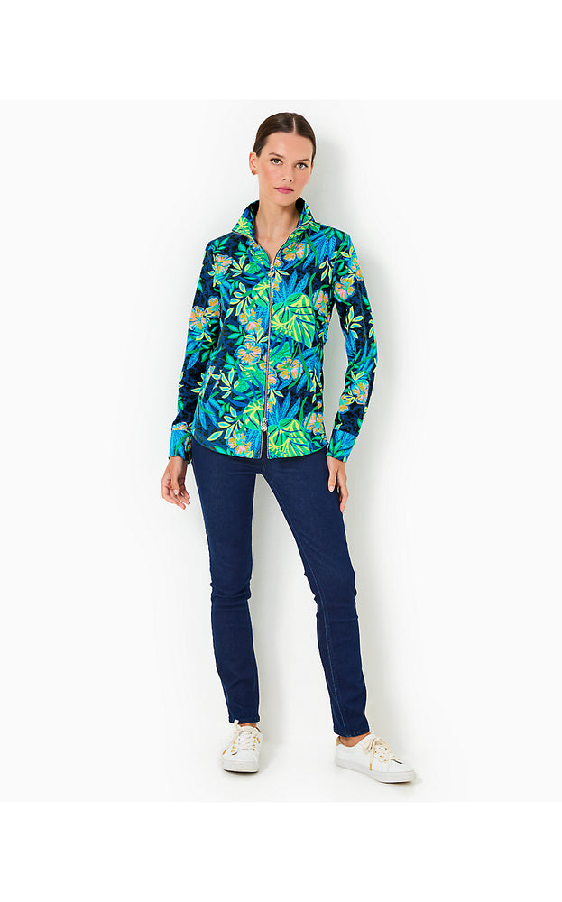 UPF 50+ Leona Zip-Up Jacket - Multi The Hottest Spot