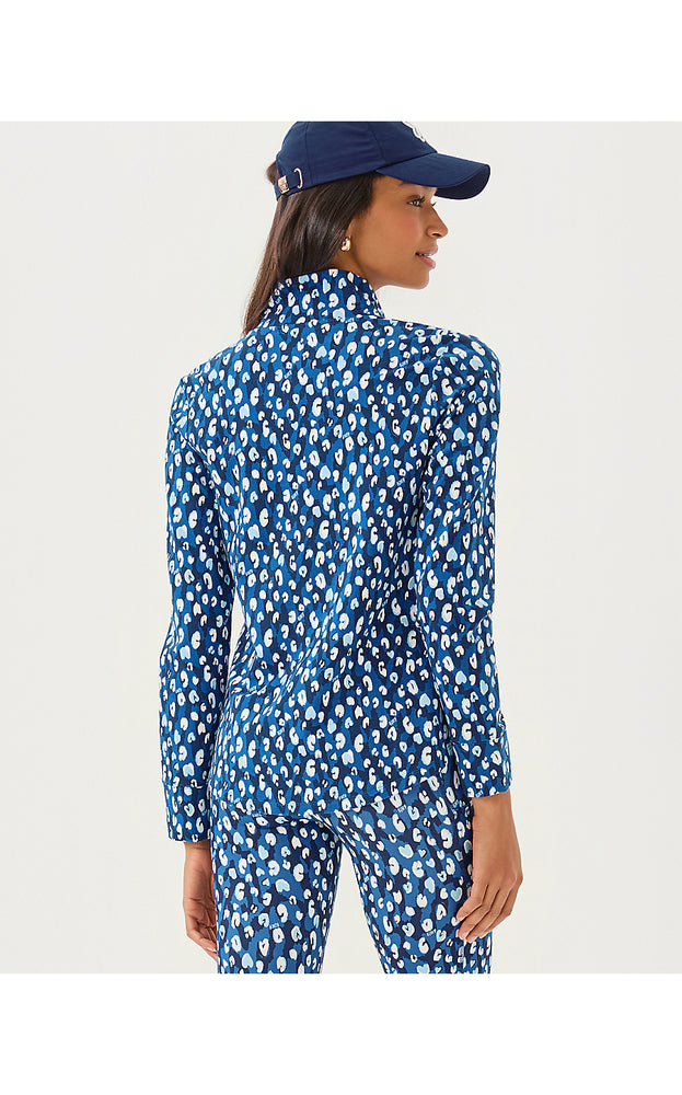 UPF 50+ Leona Zip-Up Jacket - Starlight Navy You’re An Animal