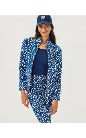 UPF 50+ Leona Zip-Up Jacket - Starlight Navy You’re An Animal