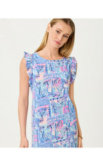 Laina Dress - Whisper Blue Yeah Buoy