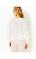 Bristow Cotton Sweater - Resort White