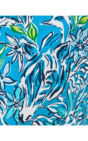 UPF 50+ ChillyLilly Seralina Maxi Dress - Tangier Teal Safari Social Engineered Chilly