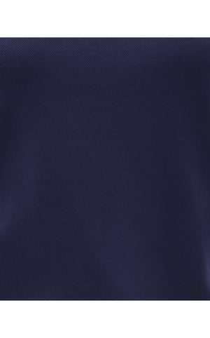 UPF 50+ Luxletic Frida Scallop Polo Top - True Navy