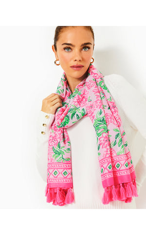 Resort Scarf - Conch Shell Pink Koala La La Engineered