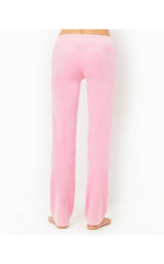 33" Dorsey Velour Pant - Conch Shell Pink