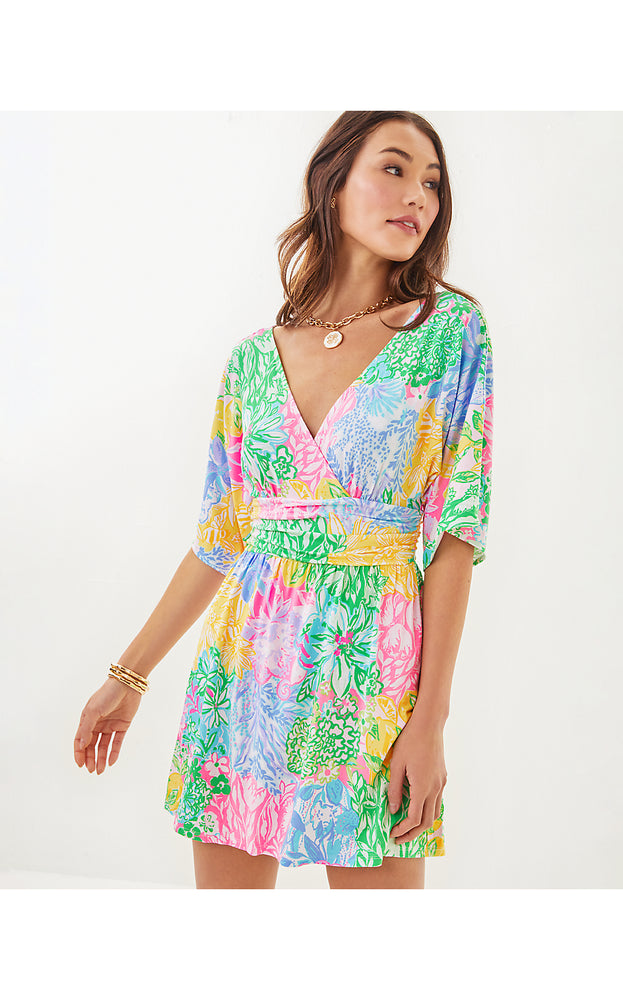 Parigi Skort Romper - Multi Bright Delight Patch