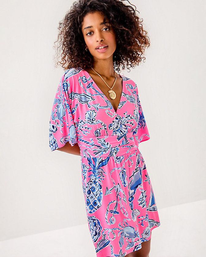 Parigi Skort Romper - Rousseau Pink Oversized Barefoot Beachcomber