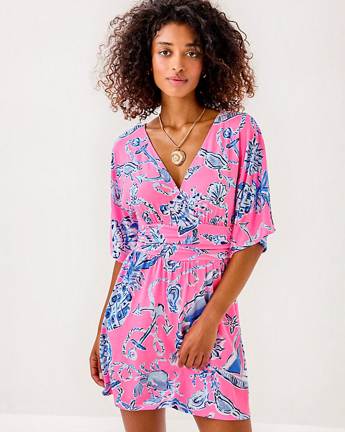 Parigi Skort Romper - Rousseau Pink Oversized Barefoot Beachcomber
