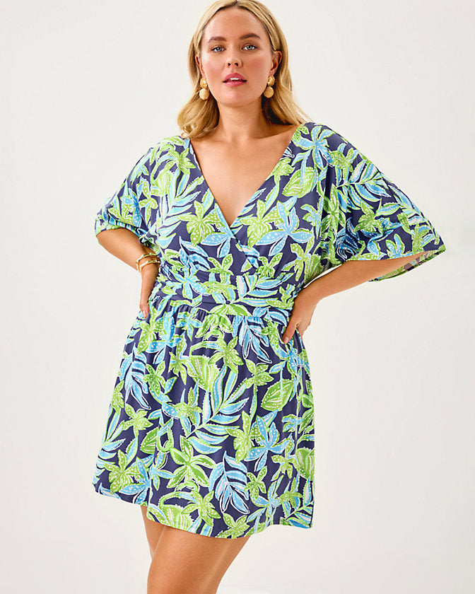 Parigi Skort Romper - Sapphire Pool Tropical Tango