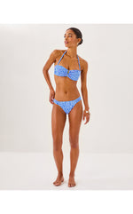 Clancy Bikini Bottom - Sunwashed Blue Seacrets