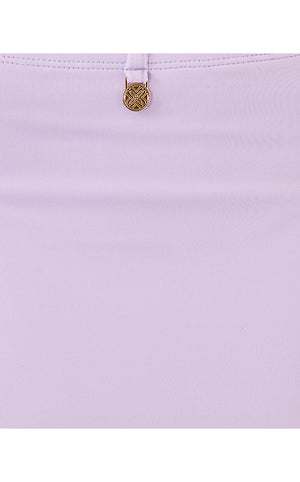 Yarrow High Waisted Bikini Bottom - Water Hyacinth