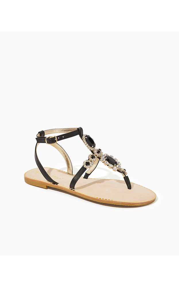 Katie Embellished Sandal - Noir
