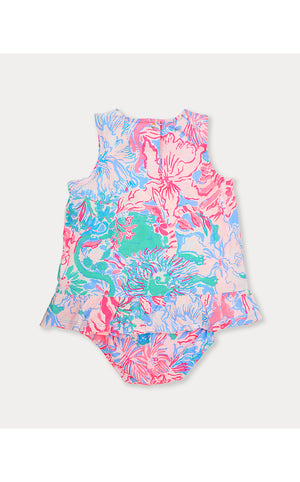 Claudia Infant Dress - Blue Peri Viva La Lilly