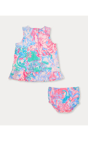 Claudia Infant Dress - Blue Peri Viva La Lilly