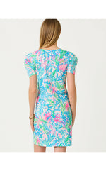 Aleece Short Sleeve Dress - Multi Coral Bay