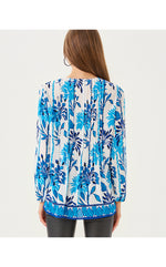 Marilina Tunic Top - Coconut Swayin In The Breeze Engineered