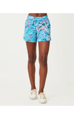 5" Kylar Knit Short - Amalfi Blue Lillys Roadtrip