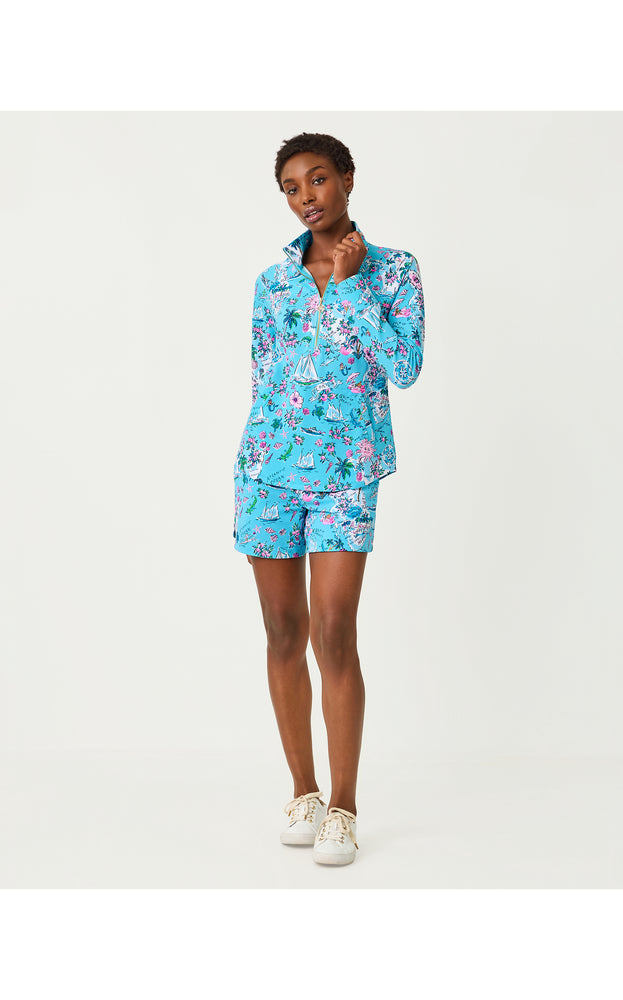 5" Kylar Knit Short - Amalfi Blue Lillys Roadtrip