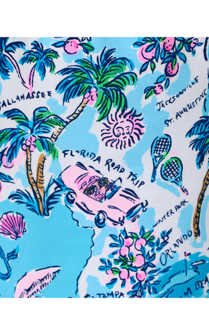 5" Kylar Knit Short - Amalfi Blue Lillys Roadtrip