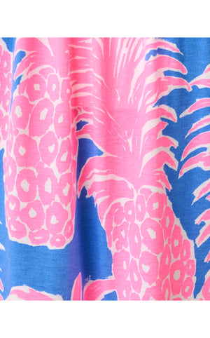 Malone Cotton Maxi Dress - Blue Haven Little Flamenco