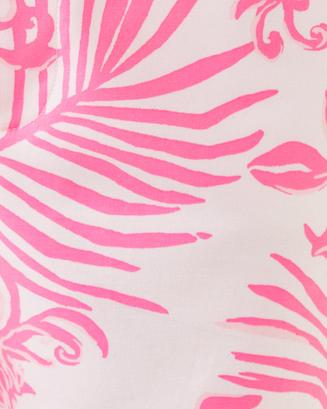 5" Gretchen High Rise Short - Rousseau Pink - Glisten In The Sun