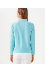 Luxletic Ashlee Half-Zip Pullover - Fresh Water Blue