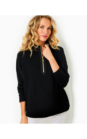 Luxletic Ashlee Half-Zip Pullover - Noir