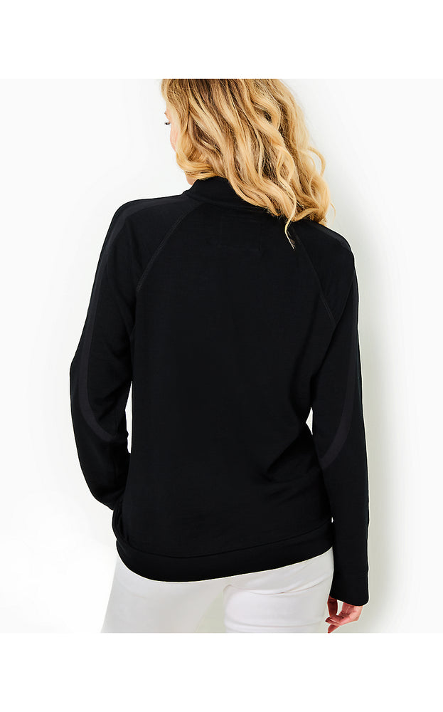 Luxletic Ashlee Half-Zip Pullover - Noir