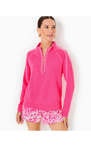 Luxletic Ashlee Half-Zip Pullover - Passion Fruit Pink