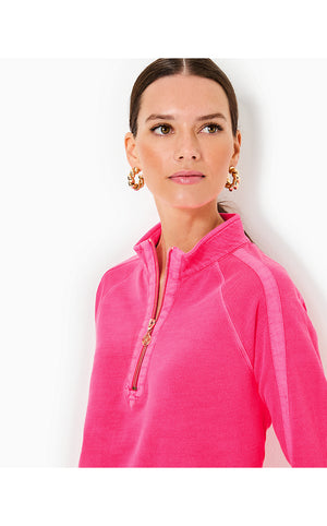 Luxletic Ashlee Half-Zip Pullover - Passion Fruit Pink