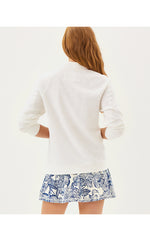 Ashlee Half-Zip Pullover - Resort White