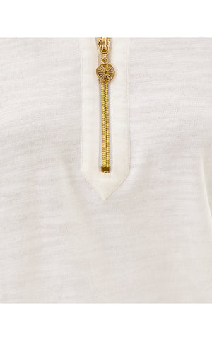 Ashlee Half-Zip Pullover - Resort White