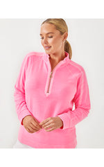 Luxletic Ashlee Half-Zip Pullover - Rousseau Pink