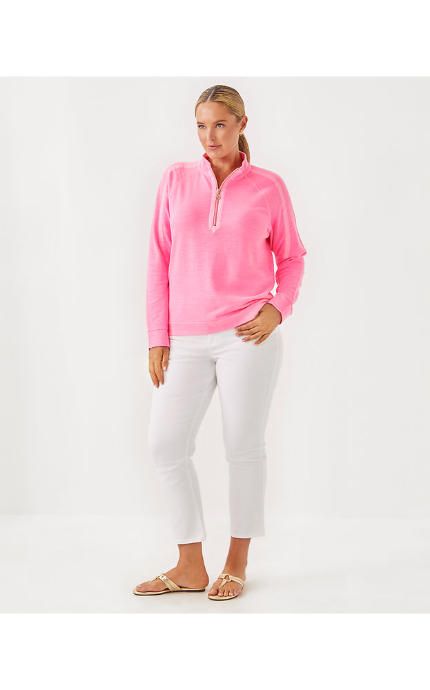 Luxletic Ashlee Half-Zip Pullover - Rousseau Pink