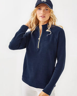 Ashlee Half-Zip Pullover - True Navy