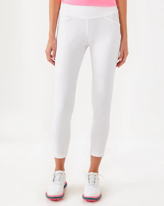 UPF 50+ Luxletic 28" Corso Pant - Resort White