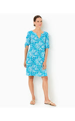 Easley T-Shirt Dress - Amalfi Blue - Sunny State Of Mind