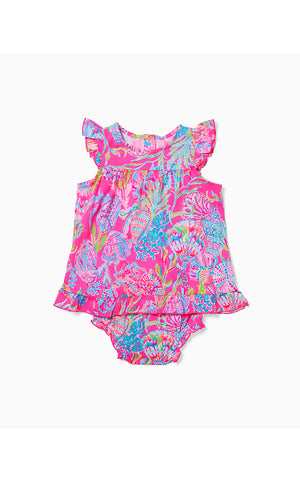 Cecily Infant Dress -Pink Isle -Shell Me Something Good