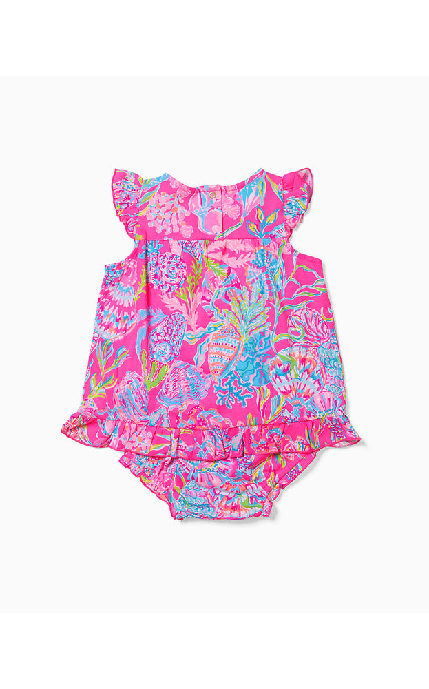 Cecily Infant Dress -Pink Isle -Shell Me Something Good