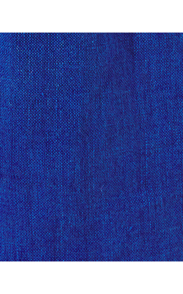 4" Lilo Linen Short - Martinique Blue X Blue Med