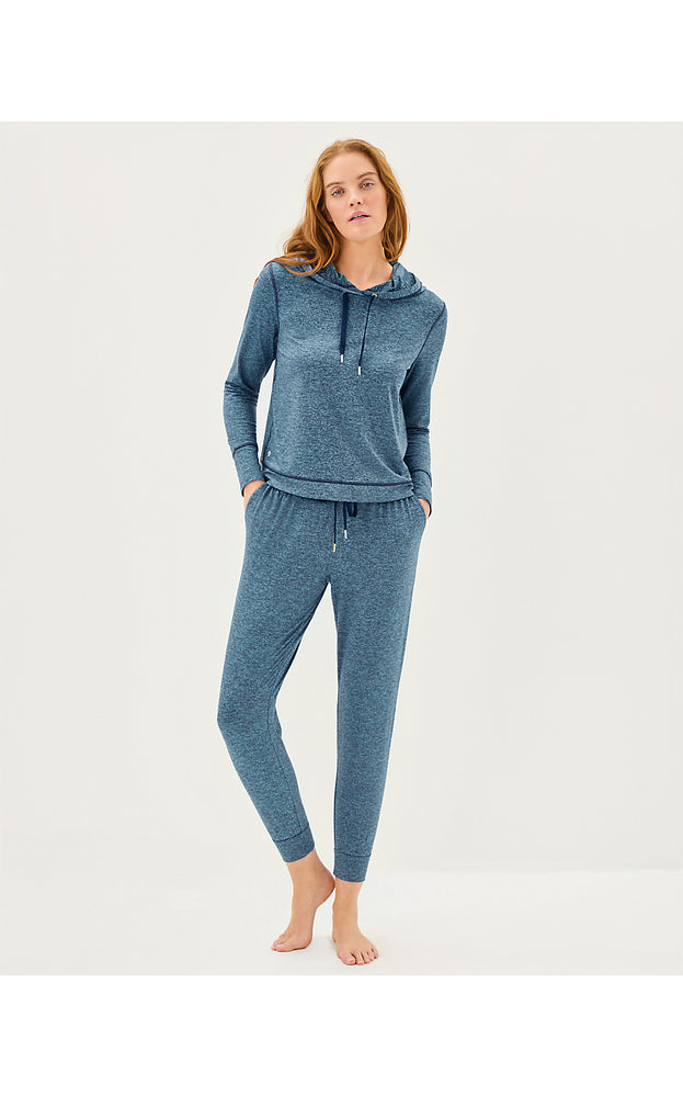 UPF 50+ Lillabeth Pant - Low Tide Navy X Tangier Teal