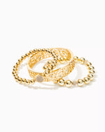 Devine Bracelet Set - Gold Metallic