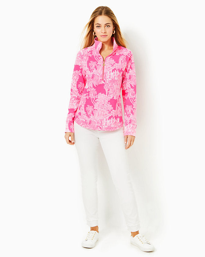 UPF 50+ Skipper Popover - Roxie Pink - PB Anniversary Toile