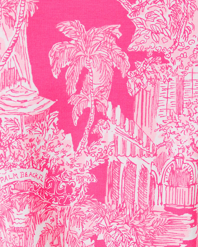 UPF 50+ Skipper Popover - Roxie Pink - PB Anniversary Toile