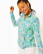 UPF 50+ Skipper Popover - Surf Blue Lilly Loves South Carolina