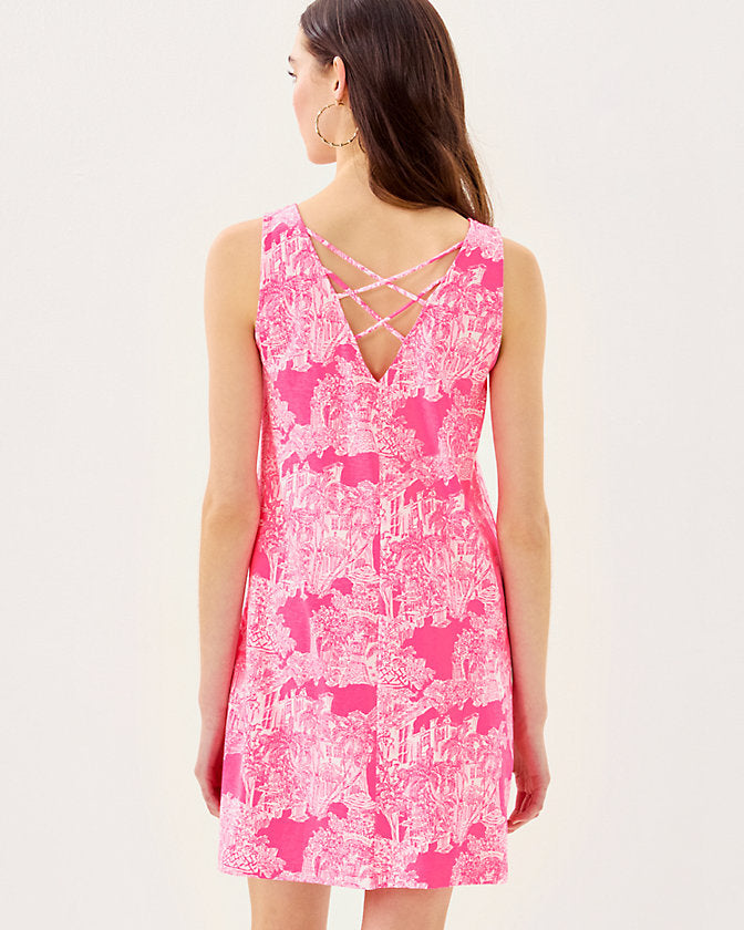Kristen Swing Dress - Roxie Pink - PB Anniversary Toile