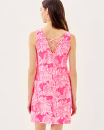 Kristen Swing Dress - Roxie Pink - PB Anniversary Toile